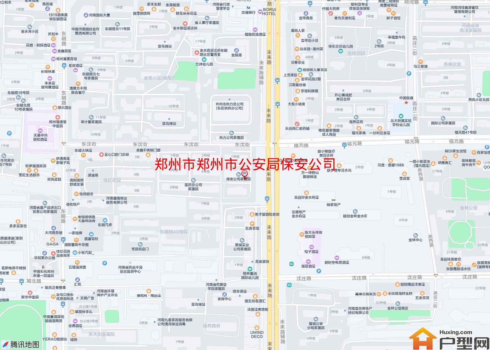 郑州市公安局保安公司家属院小区 - 户型网