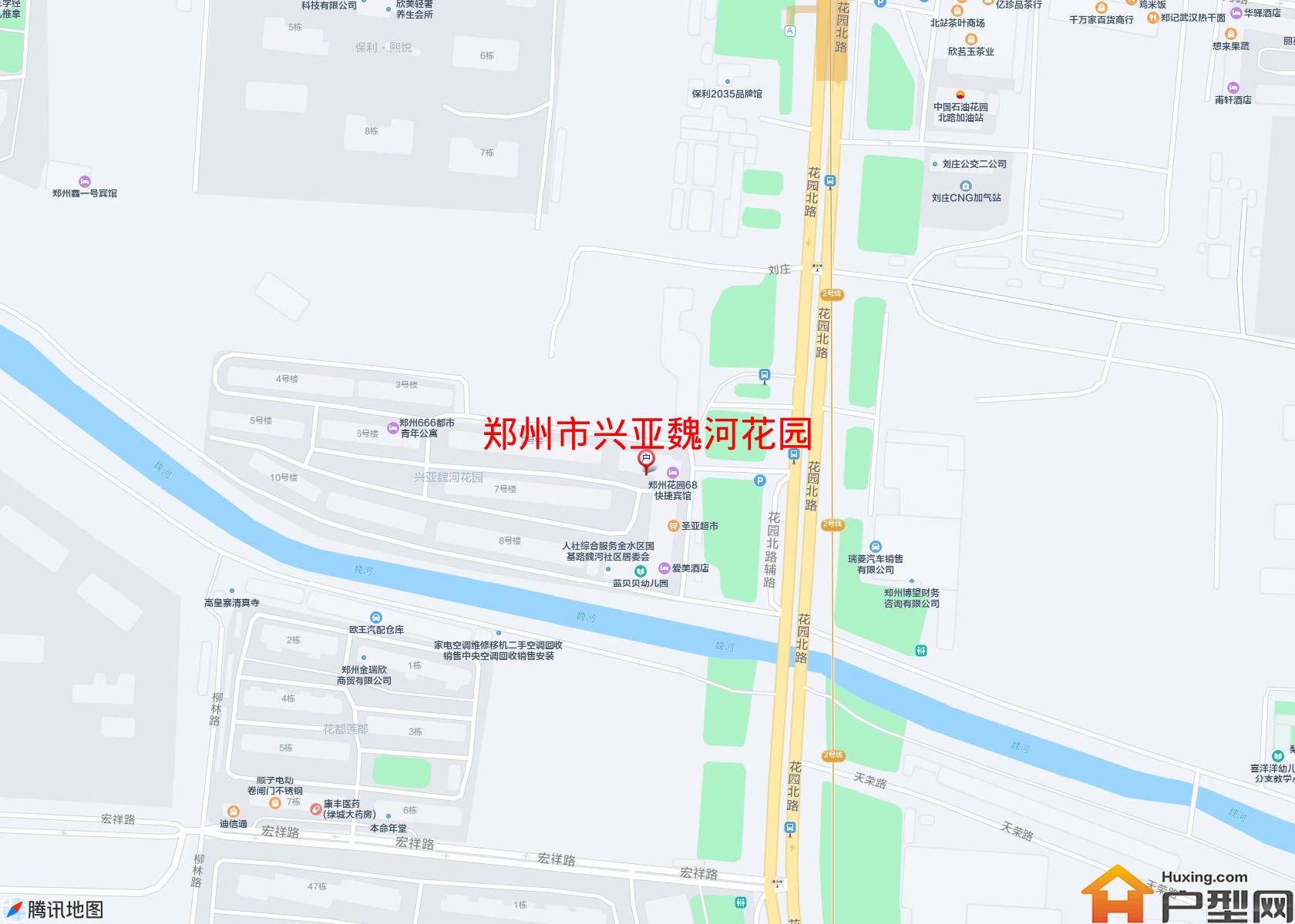 兴亚魏河花园小区 - 户型网