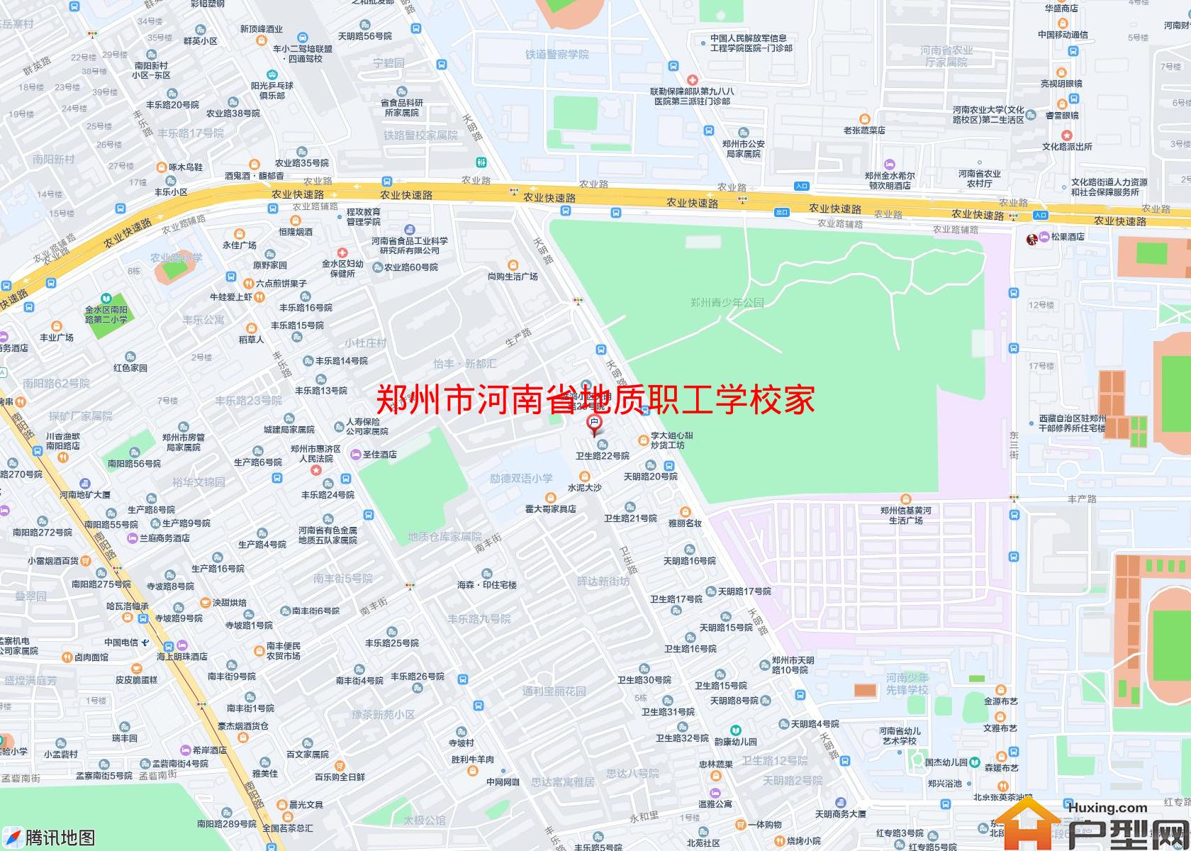 河南省地质职工学校家属院小区 - 户型网