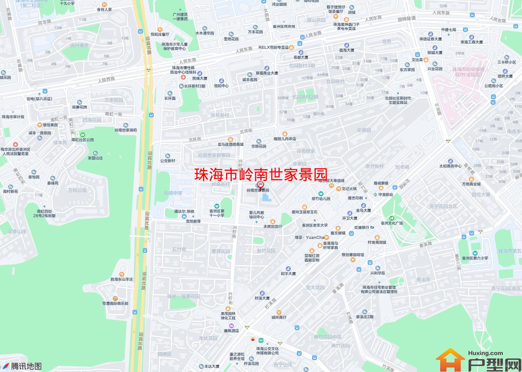 岭南世家景园小区 - 户型网