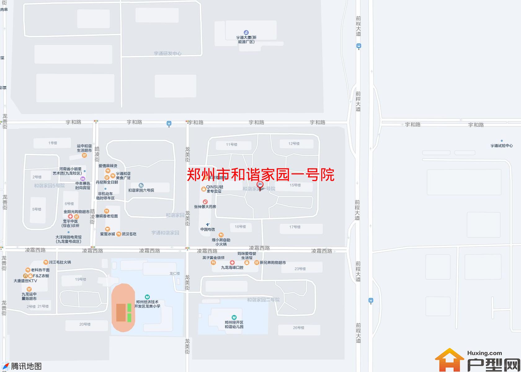 和谐家园一号院小区 - 户型网