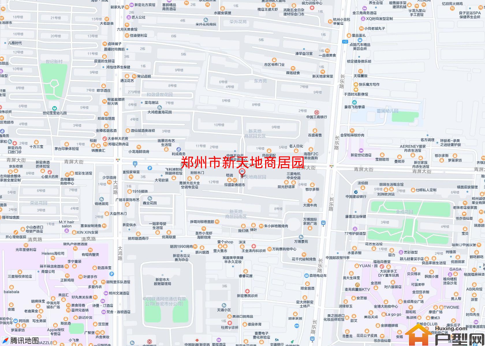 新天地商居园小区 - 户型网