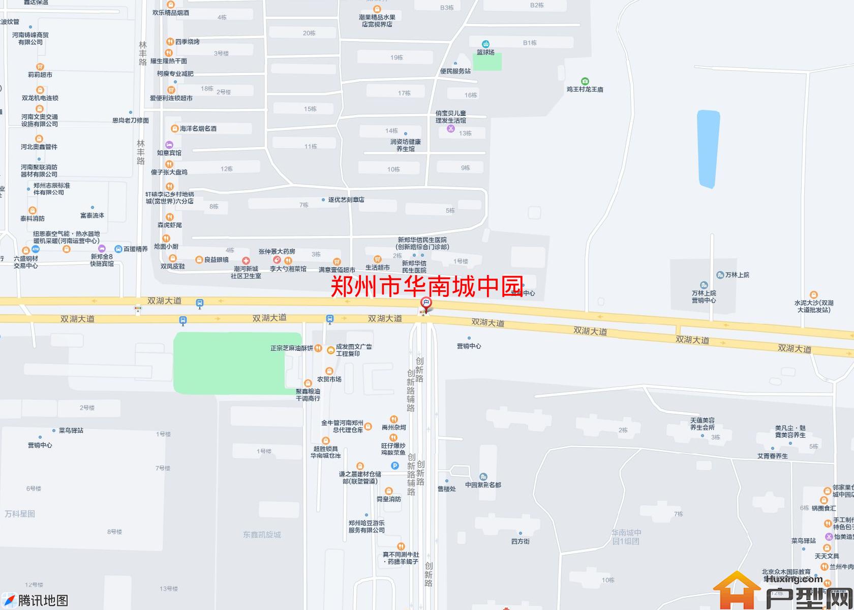华南城中园小区 - 户型网