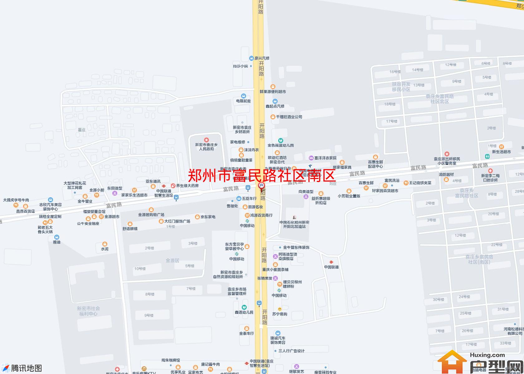富民路社区南区小区 - 户型网