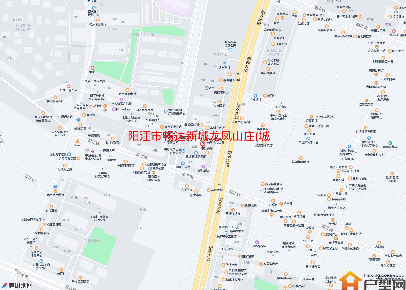 畅达新城龙凤山庄(城云路)小区 - 户型网