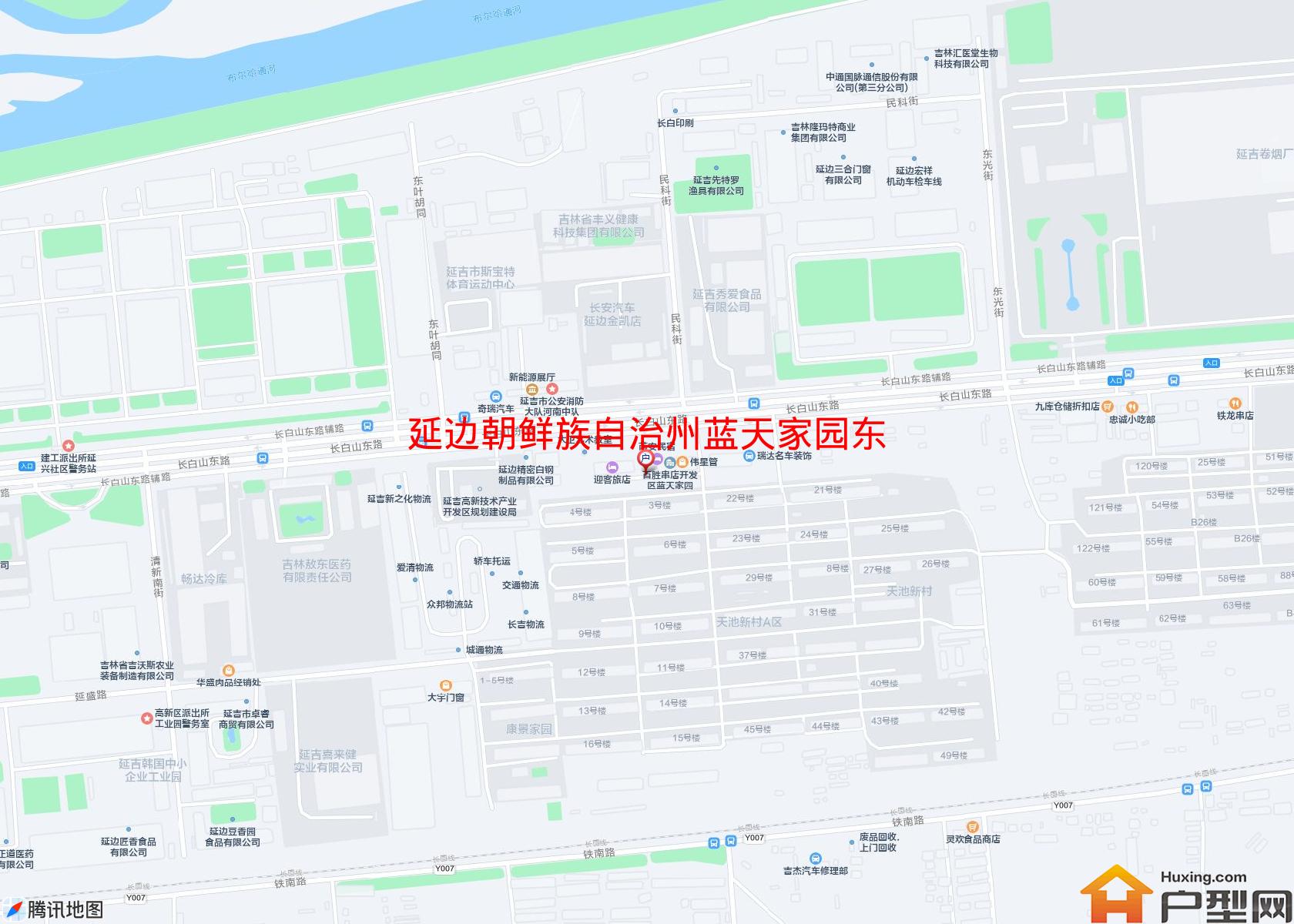 蓝天家园东区(长白山东路)小区 - 户型网