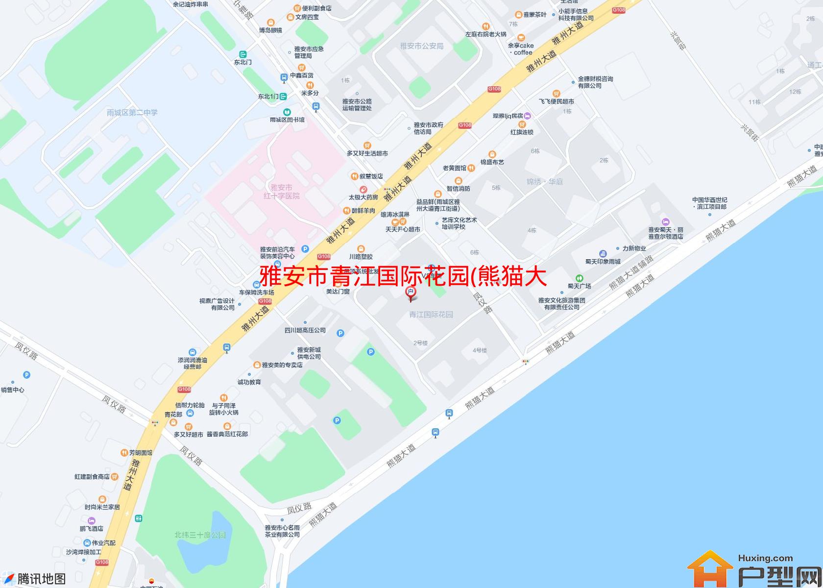 青江国际花园(熊猫大道8号)小区 - 户型网
