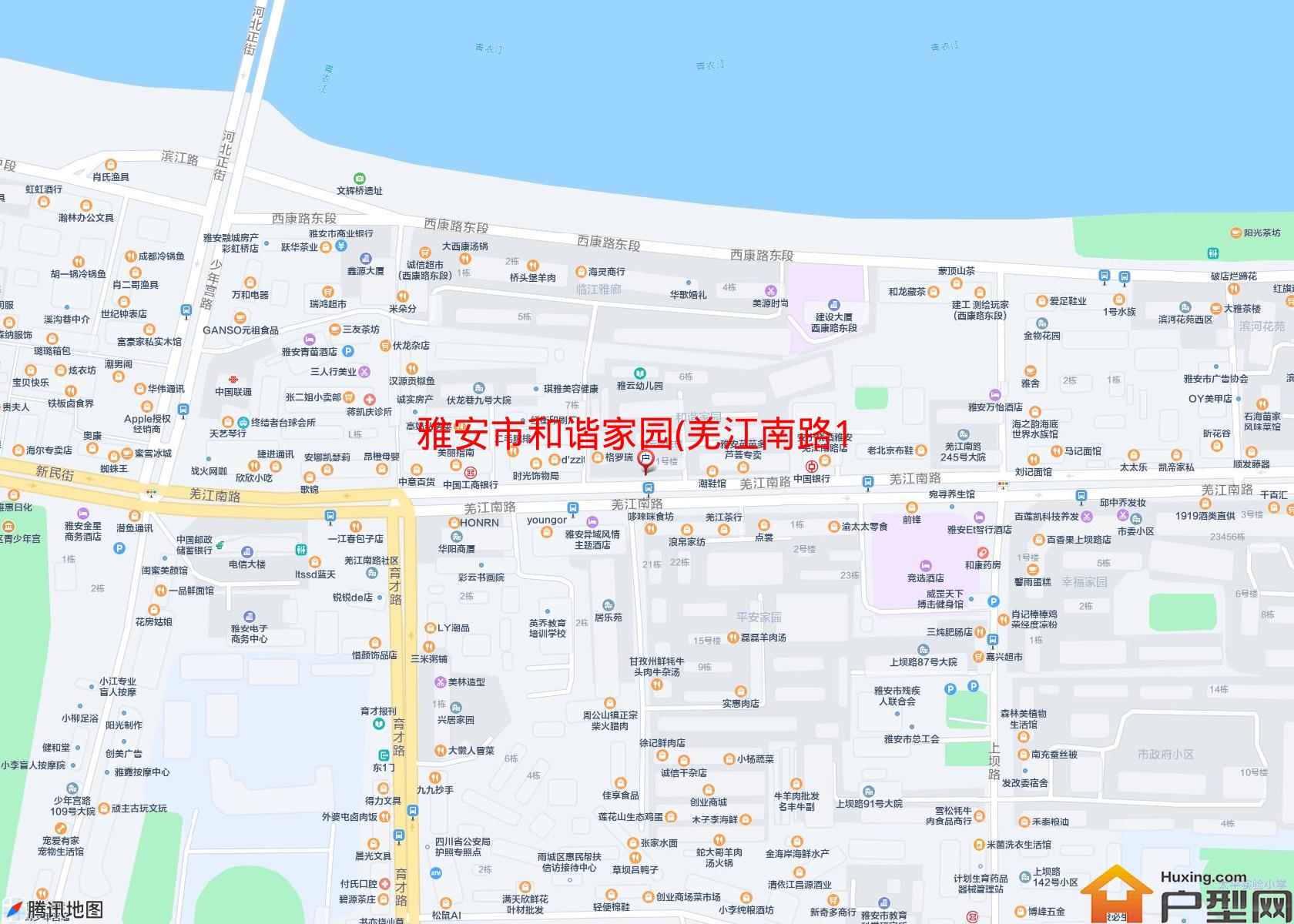 和谐家园(羌江南路167号)小区 - 户型网
