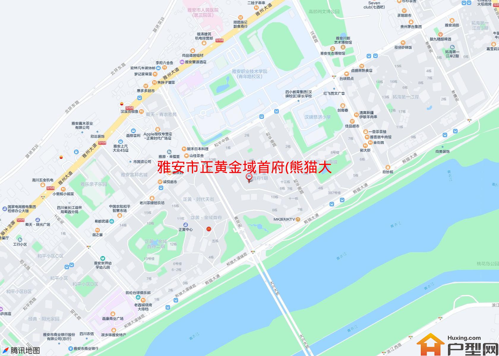 正黄金域首府(熊猫大道)小区 - 户型网