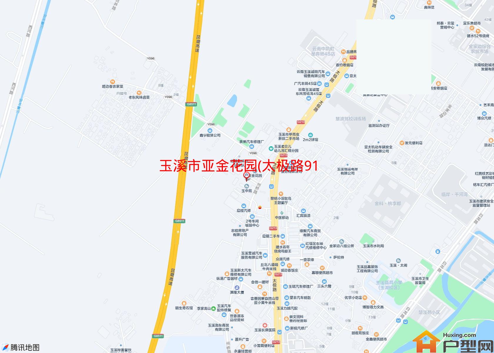 亚金花园(太极路91-4号)小区 - 户型网