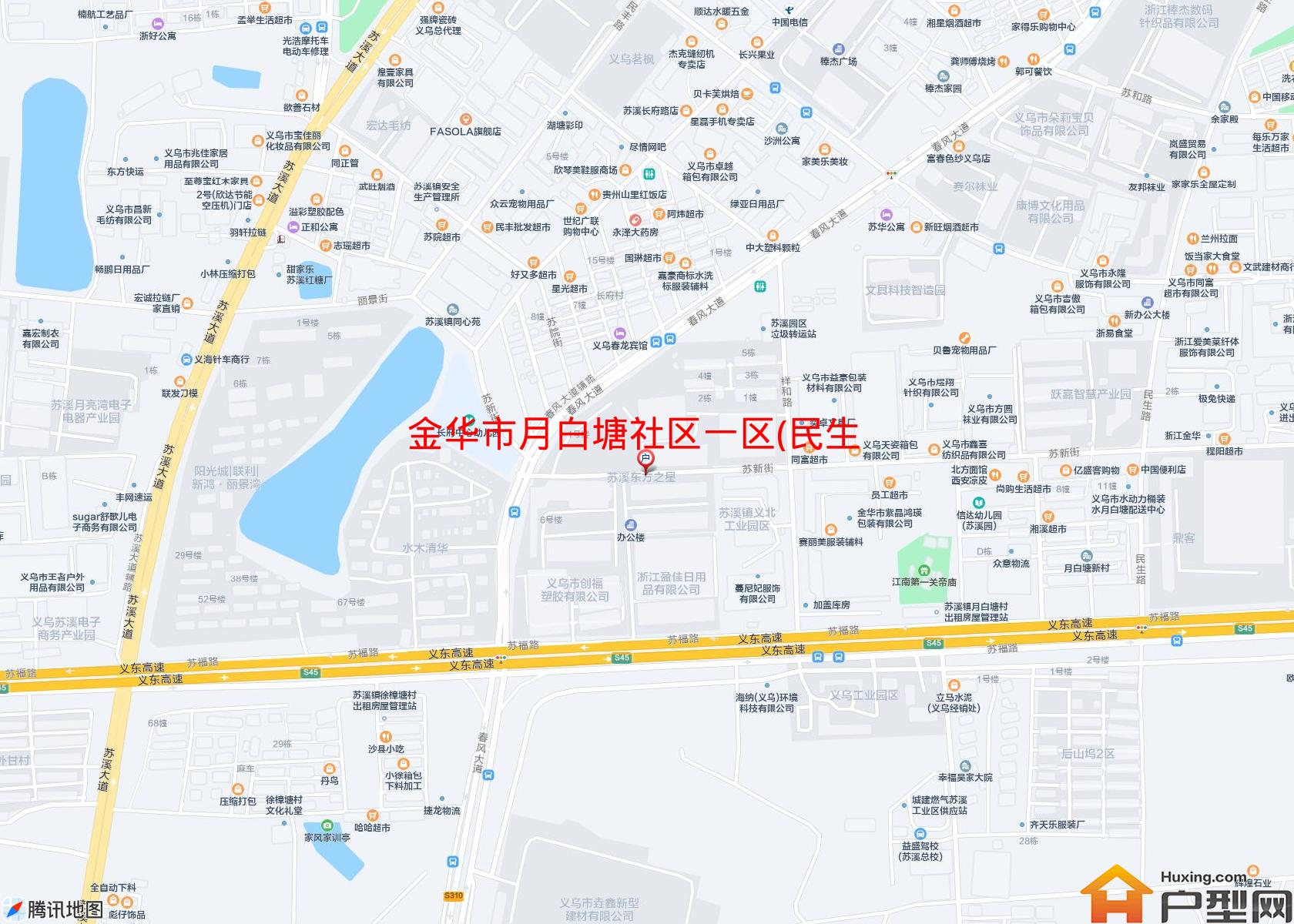 月白塘社区一区(民生路)小区 - 户型网