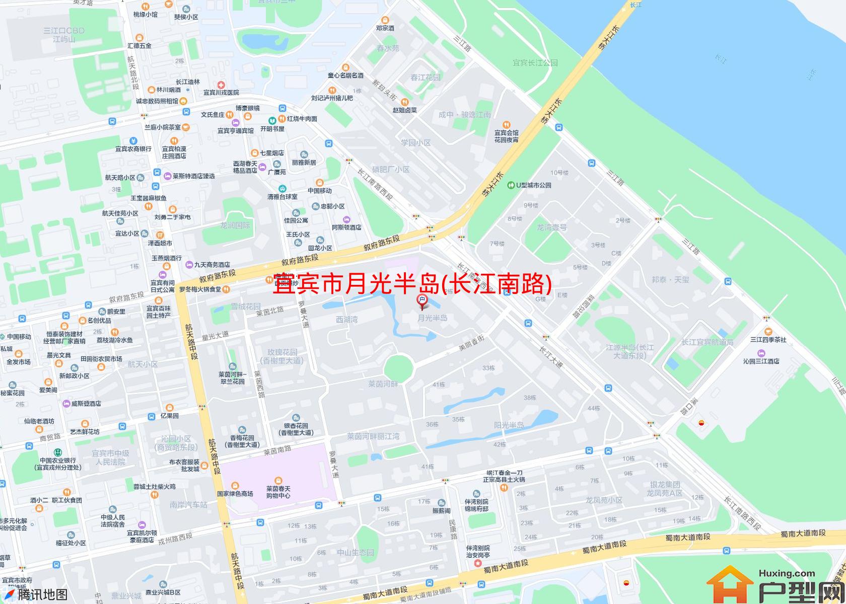 月光半岛(长江南路)小区 - 户型网