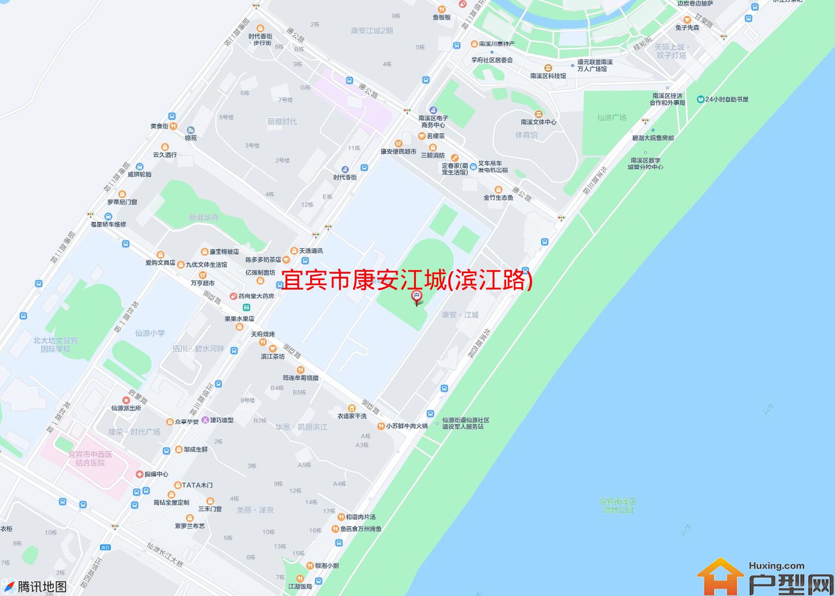 康安江城(滨江路)小区 - 户型网