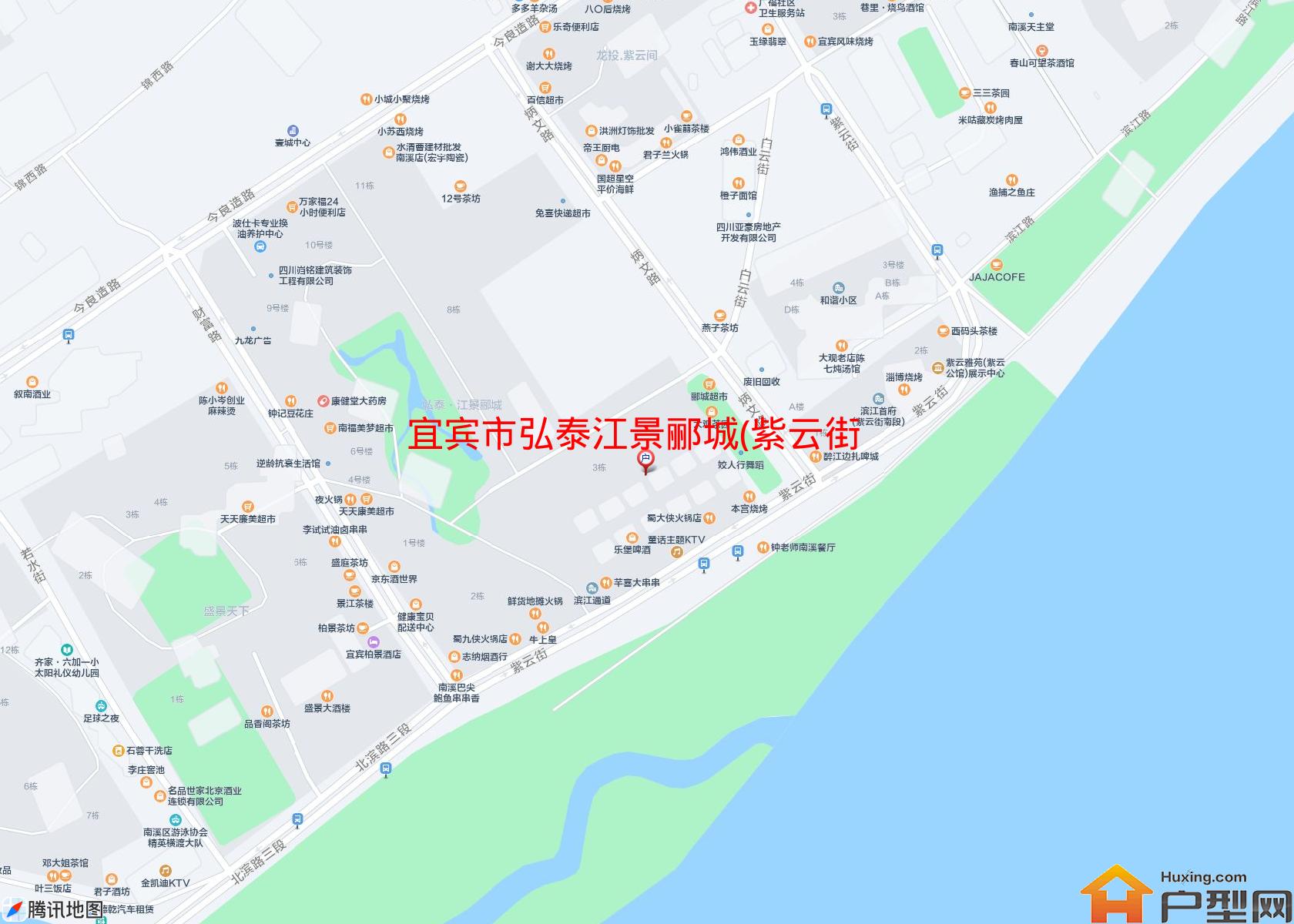 弘泰江景郦城(紫云街南段)小区 - 户型网