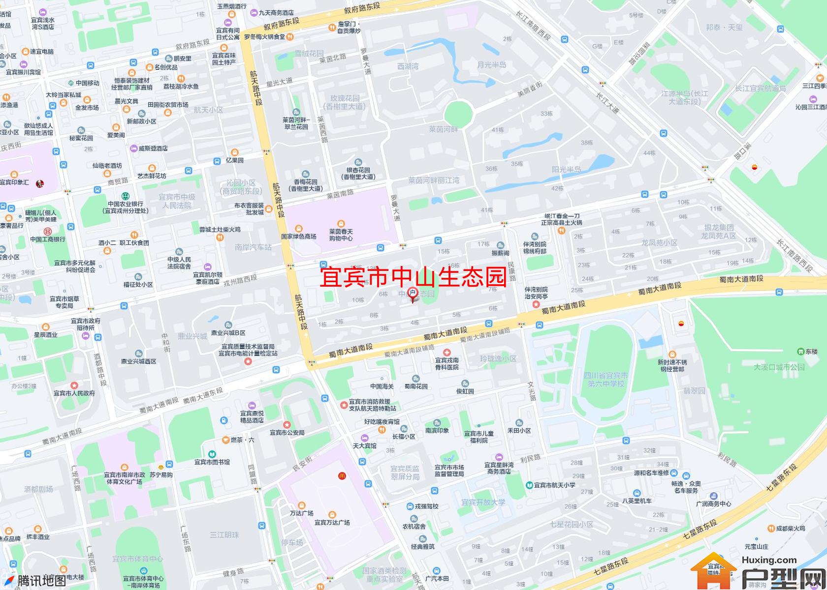 中山生态园小区 - 户型网