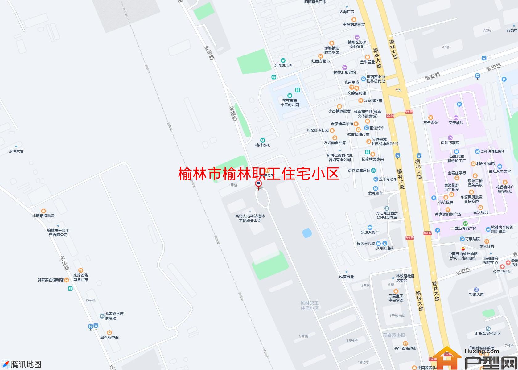 榆林职工住宅小区小区 - 户型网