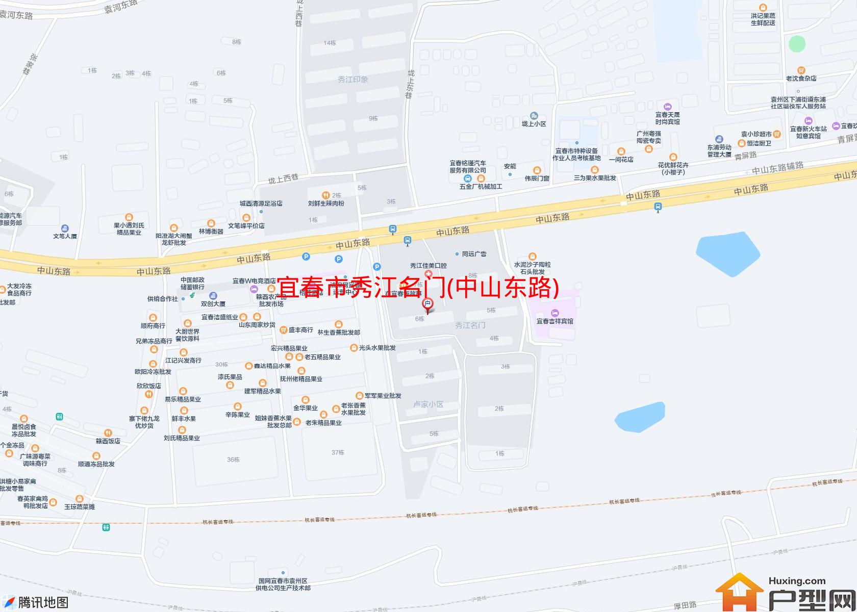 秀江名门(中山东路)小区 - 户型网