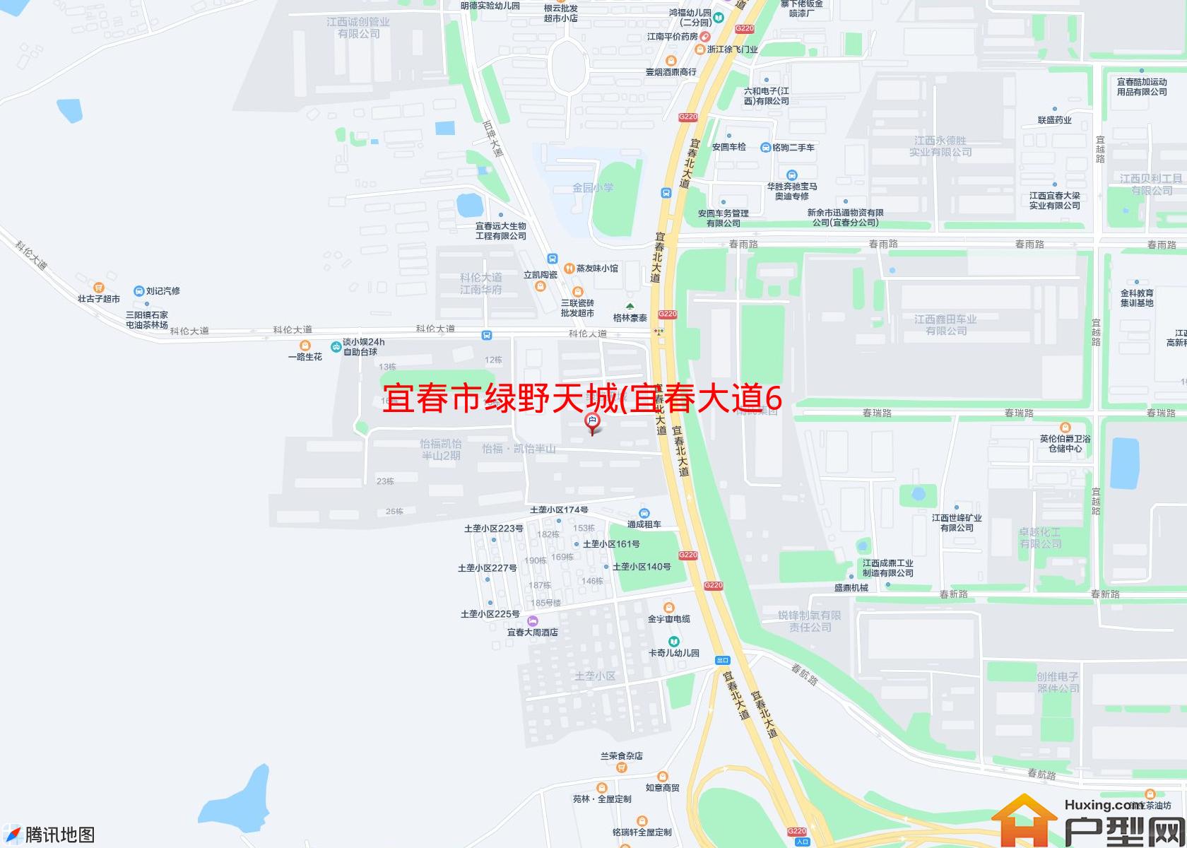 绿野天城(宜春大道698号)小区 - 户型网