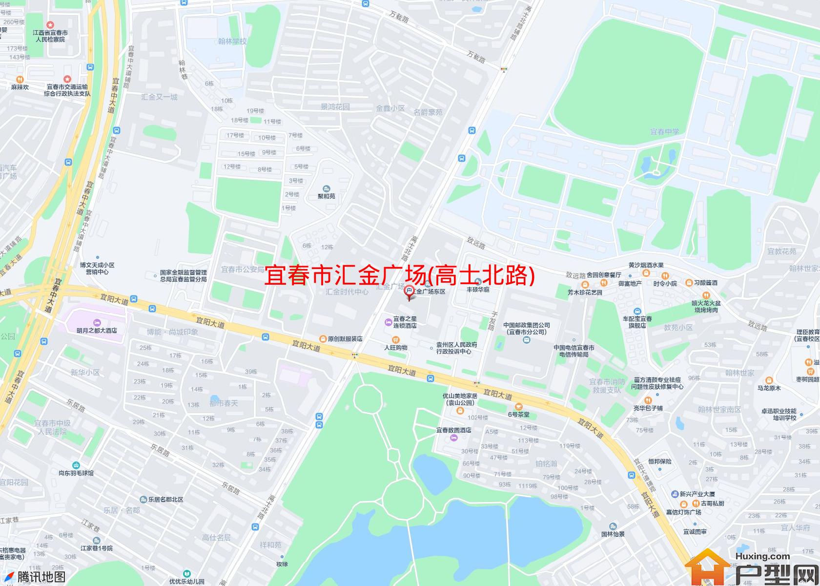 汇金广场(高士北路)小区 - 户型网