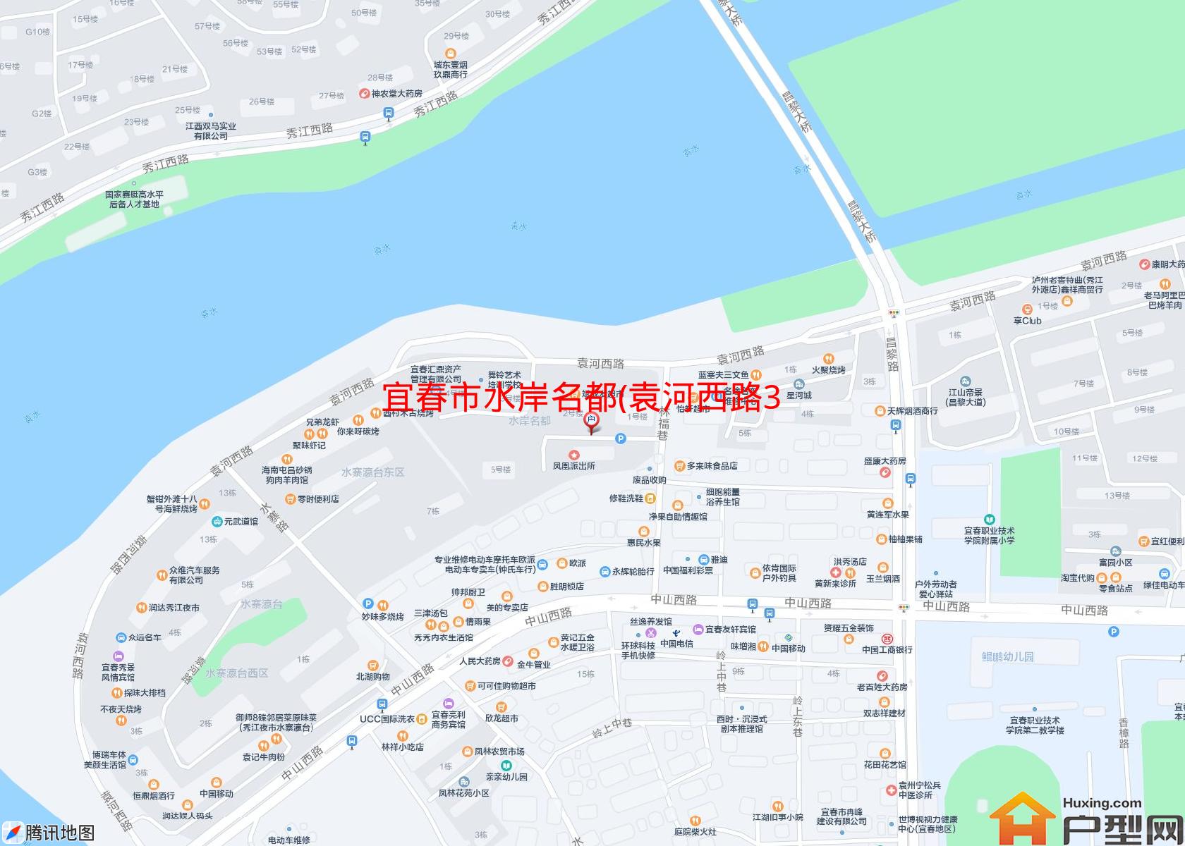 水岸名都(袁河西路388号)小区 - 户型网