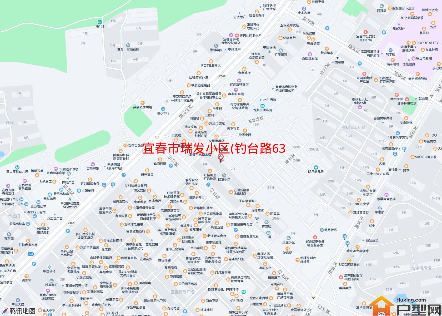 瑞发小区(钓台路638号)小区 - 户型网