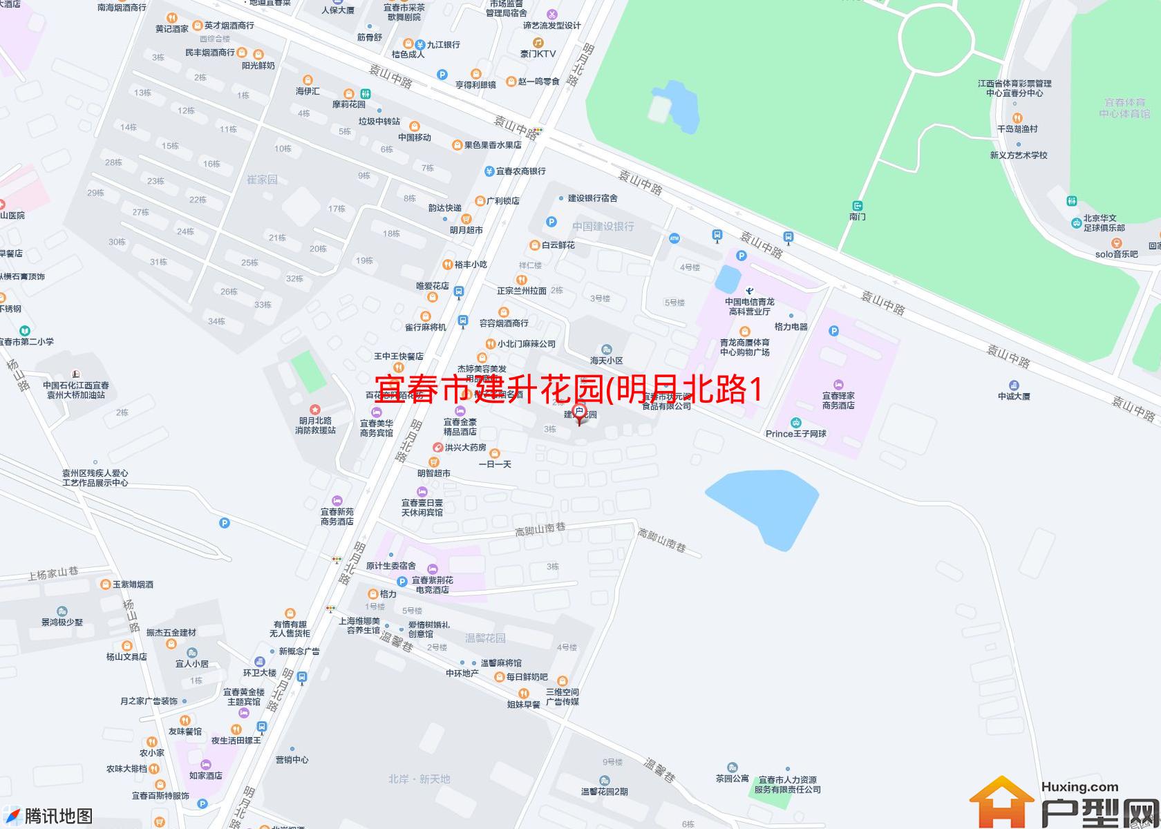 建升花园(明月北路161号)小区 - 户型网