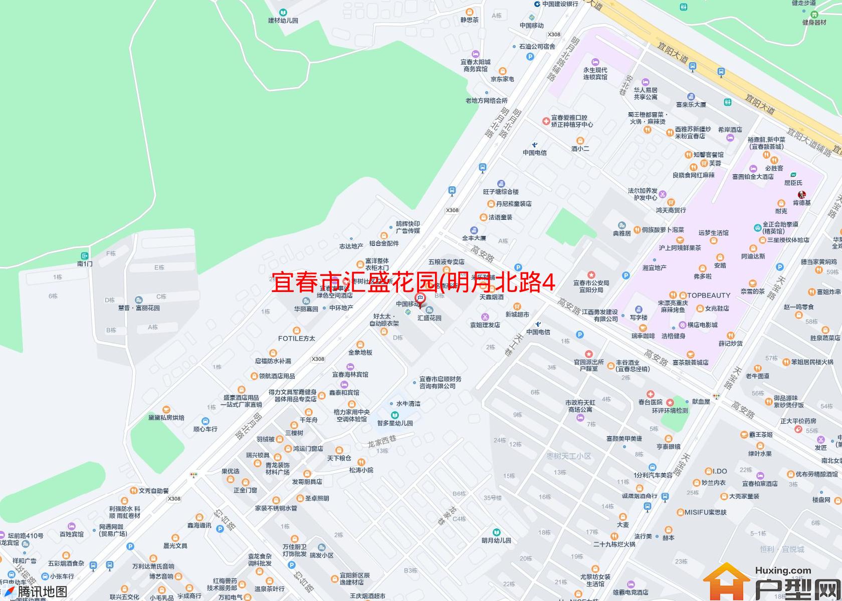 汇盛花园(明月北路435号)小区 - 户型网