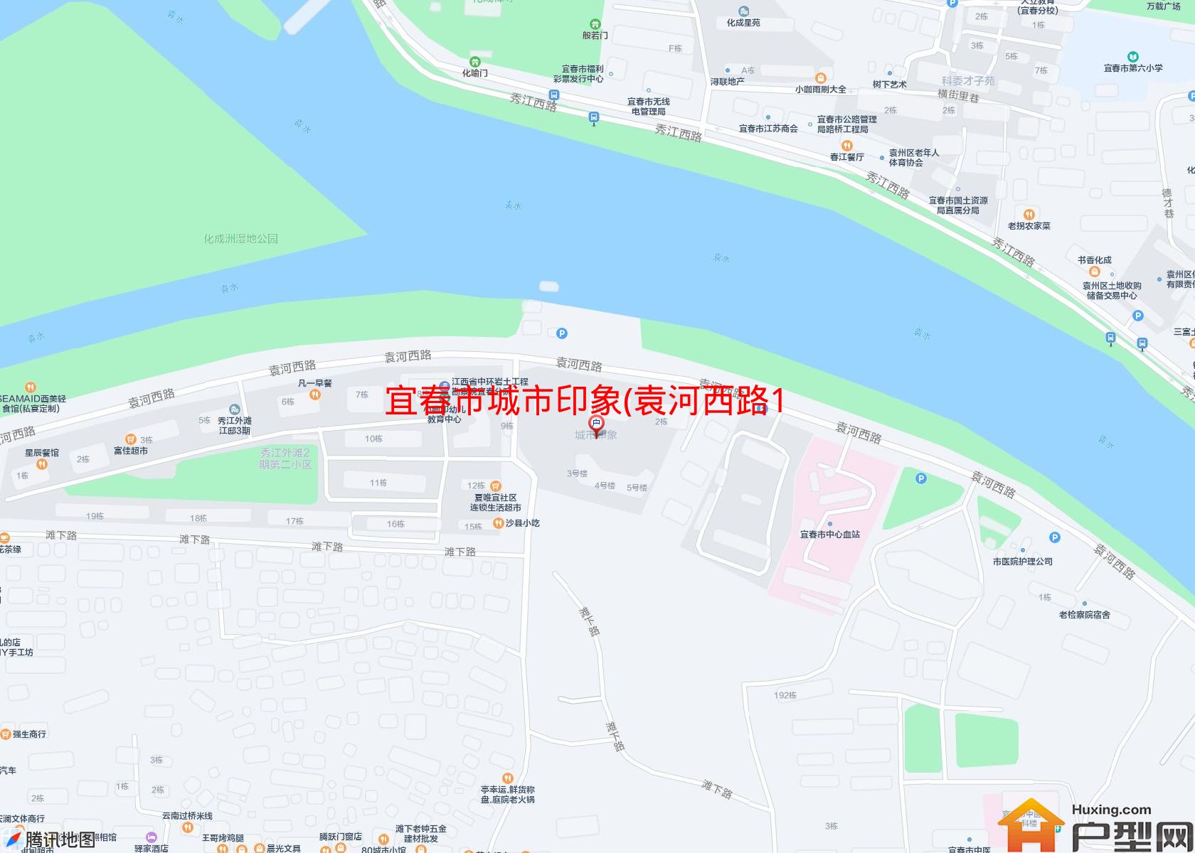 城市印象(袁河西路128号)小区 - 户型网