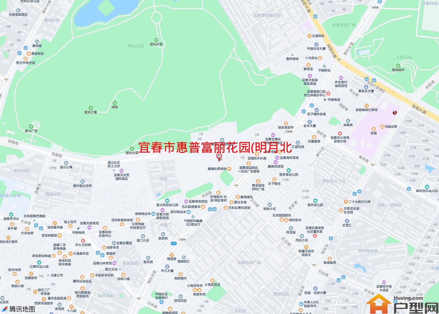 惠普富丽花园(明月北路776号)小区 - 户型网