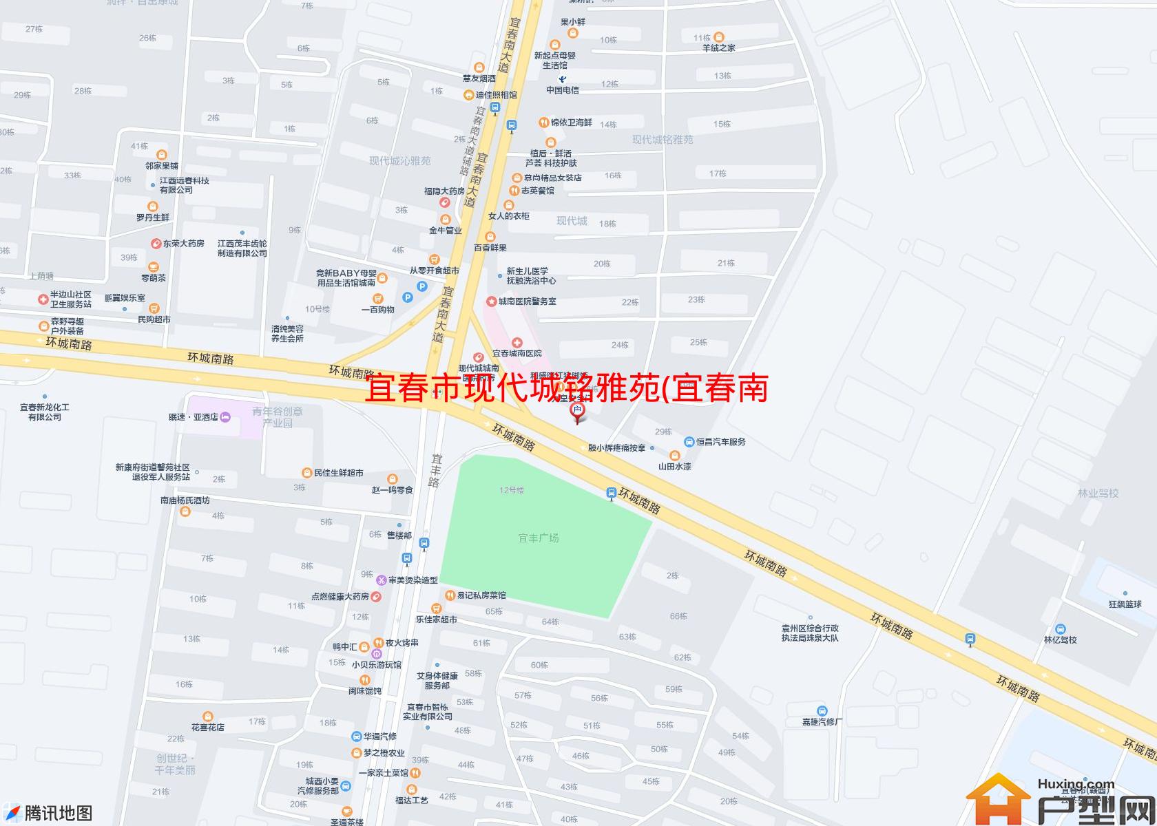 现代城铭雅苑(宜春南路717号)小区 - 户型网