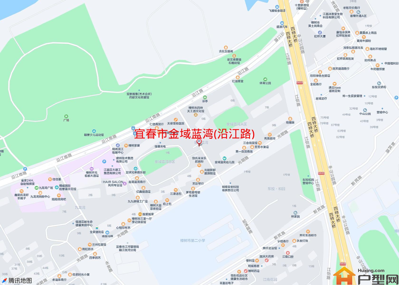 金域蓝湾(沿江路)小区 - 户型网