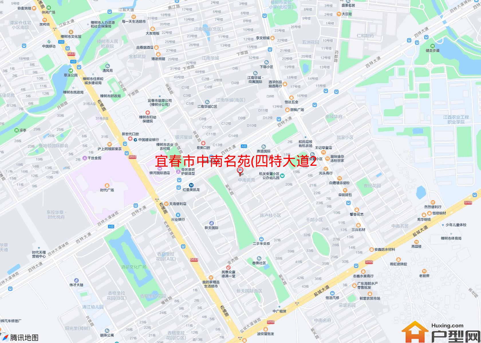 中南名苑(四特大道216号)小区 - 户型网