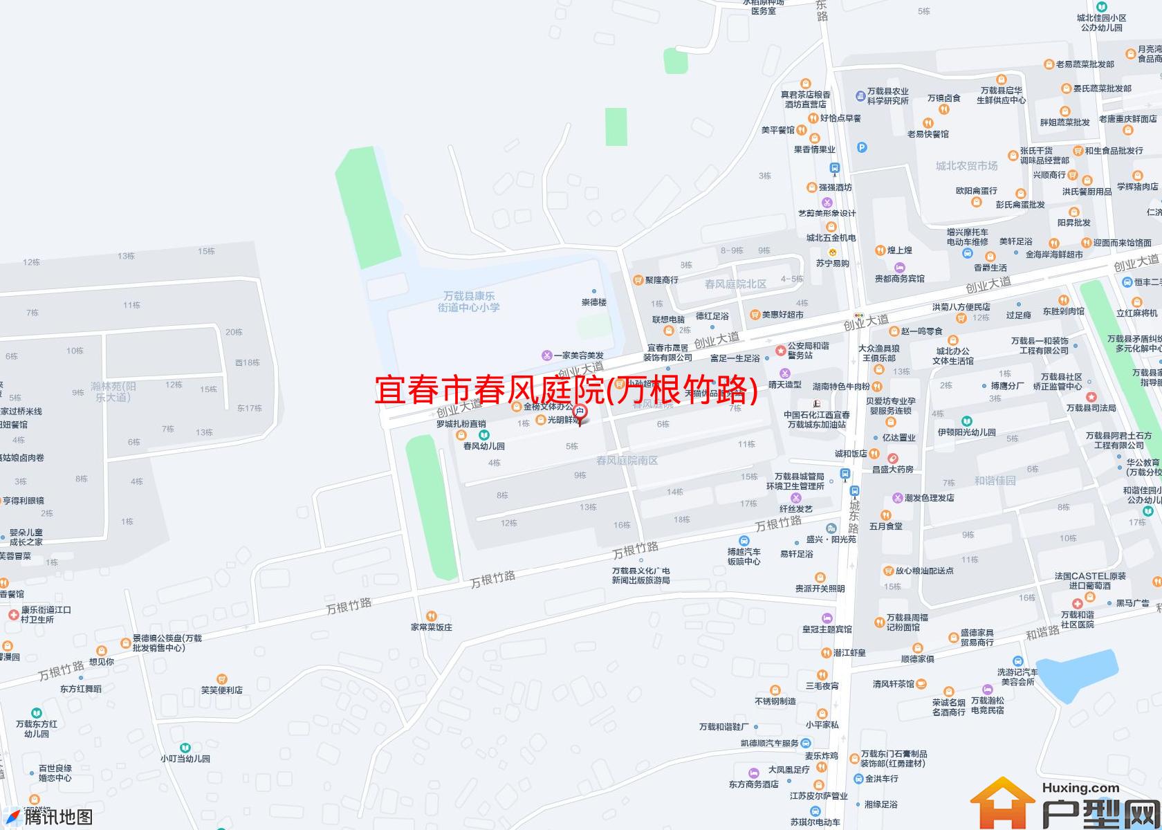 春风庭院(万根竹路)小区 - 户型网