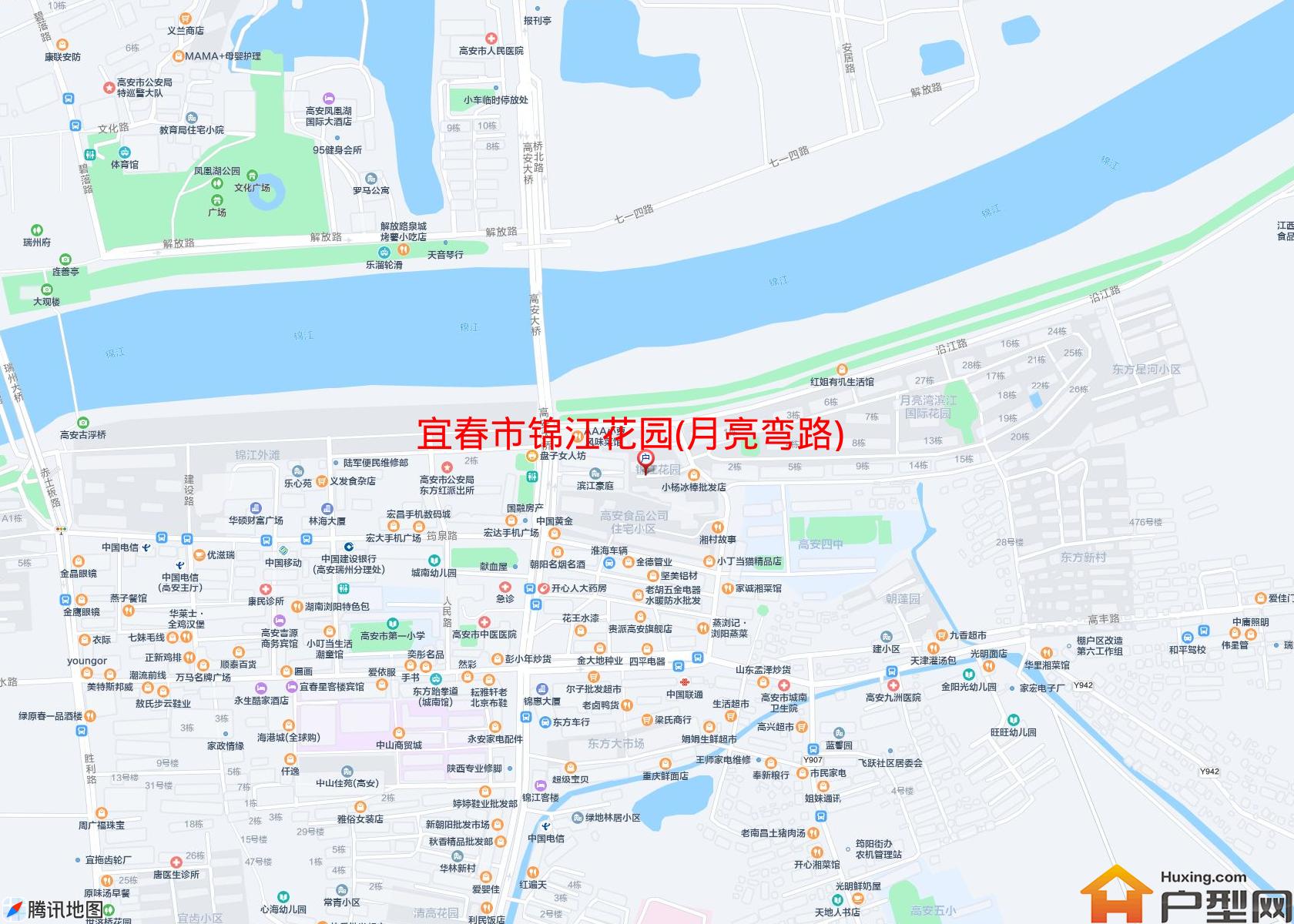 锦江花园(月亮弯路)小区 - 户型网
