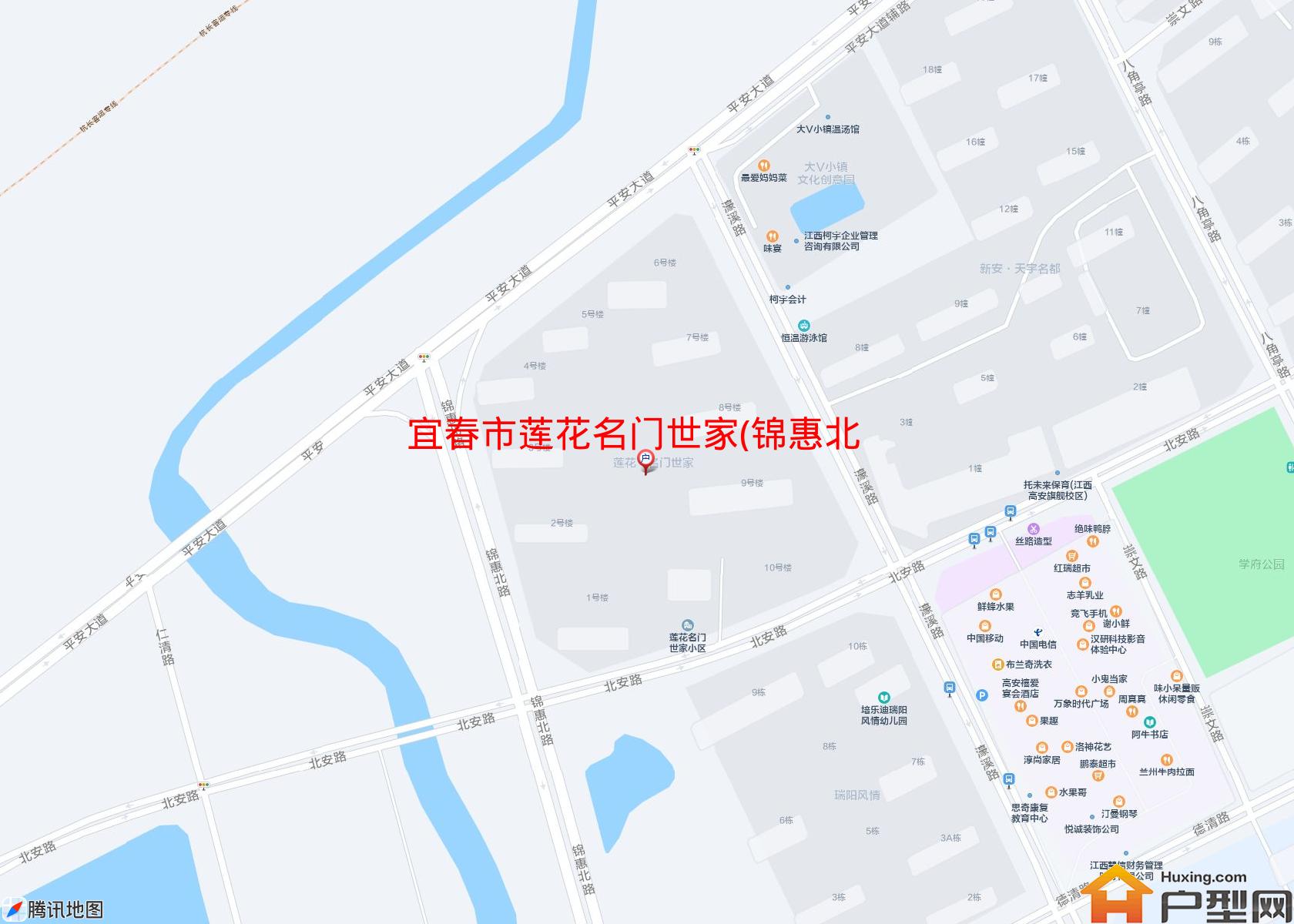 莲花名门世家(锦惠北路)小区 - 户型网