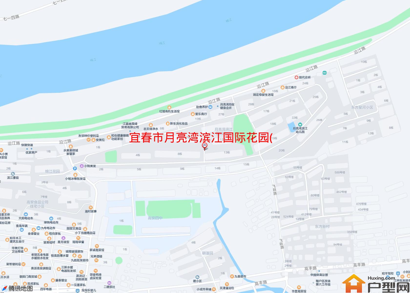 月亮湾滨江国际花园(沿江中路)小区 - 户型网