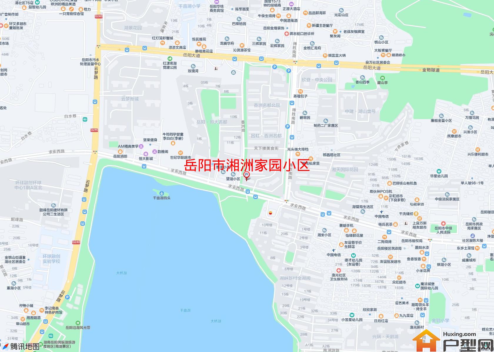 湘洲家园小区小区 - 户型网