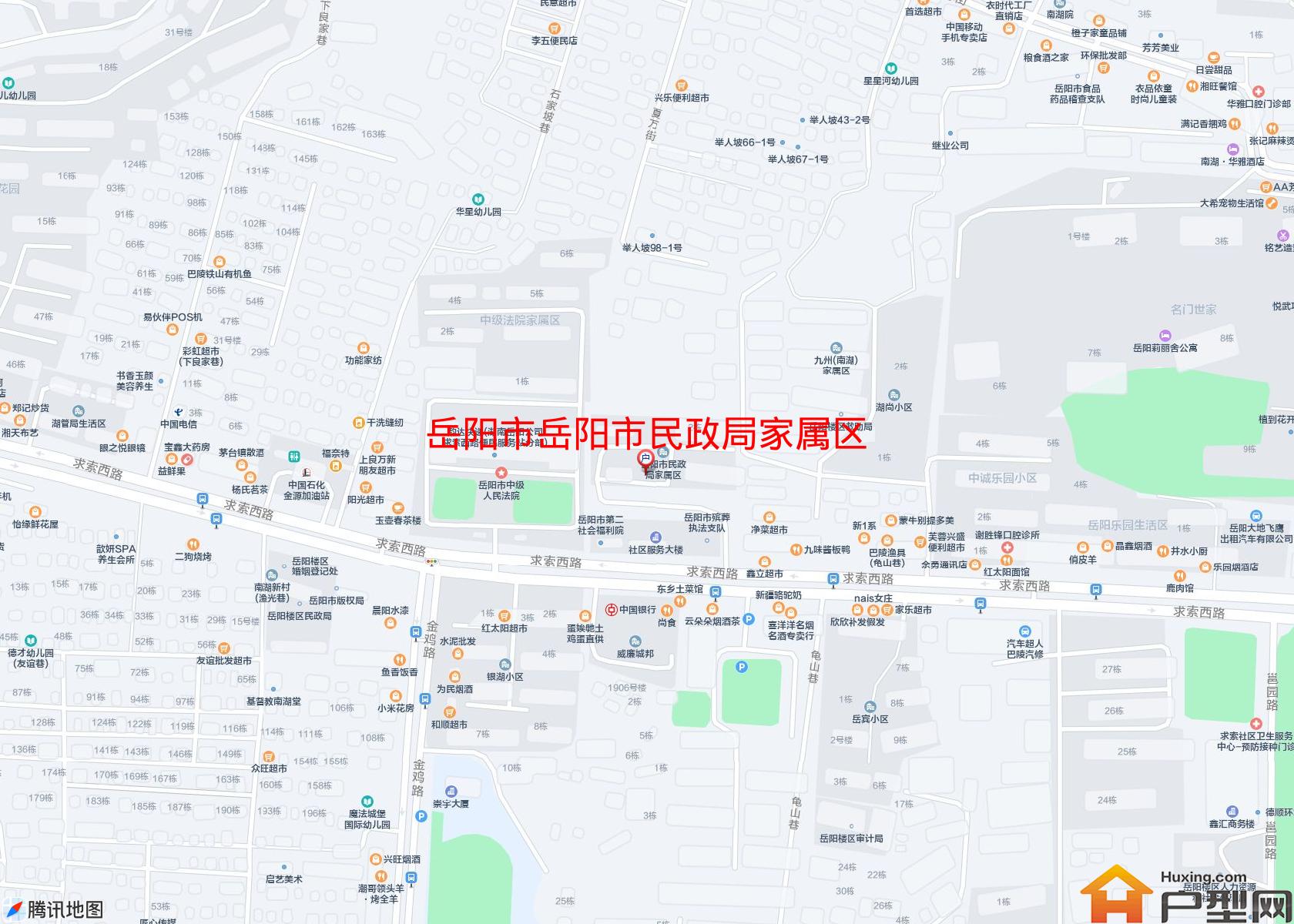 岳阳市民政局家属区小区 - 户型网