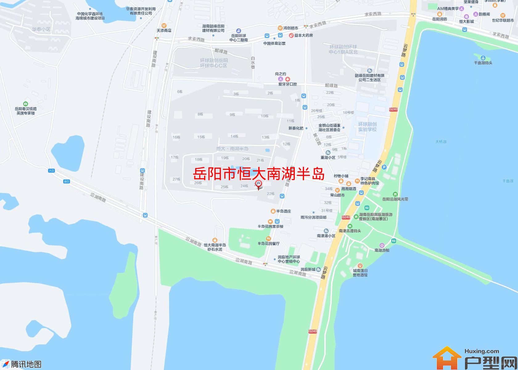 恒大南湖半岛小区 - 户型网