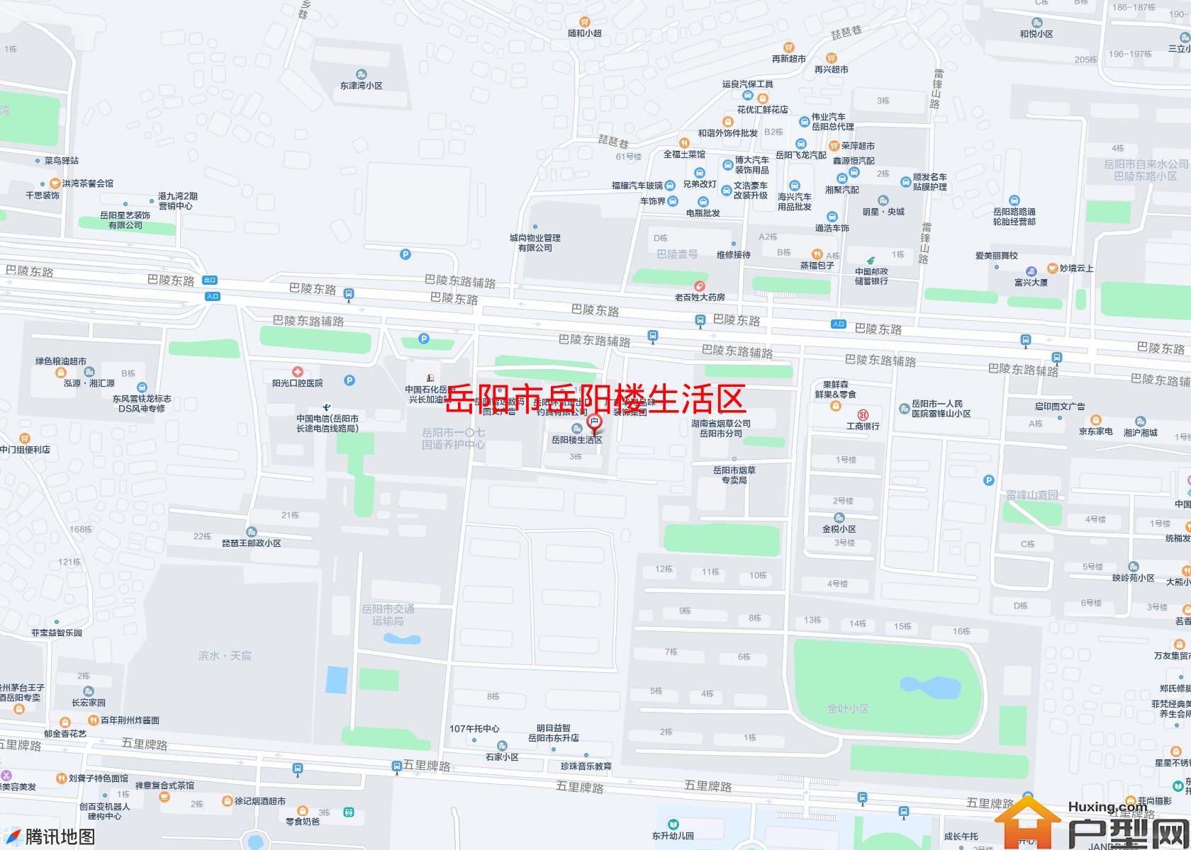 岳阳楼生活区小区 - 户型网