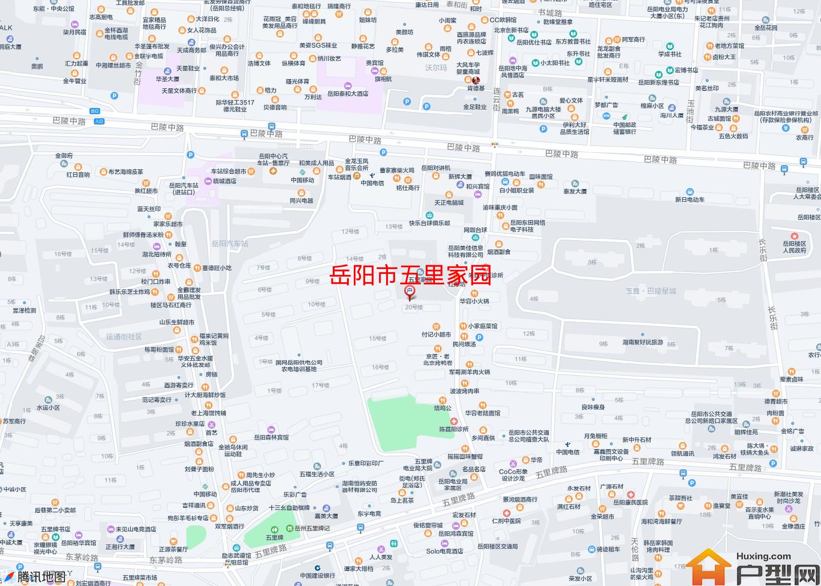 五里家园小区 - 户型网