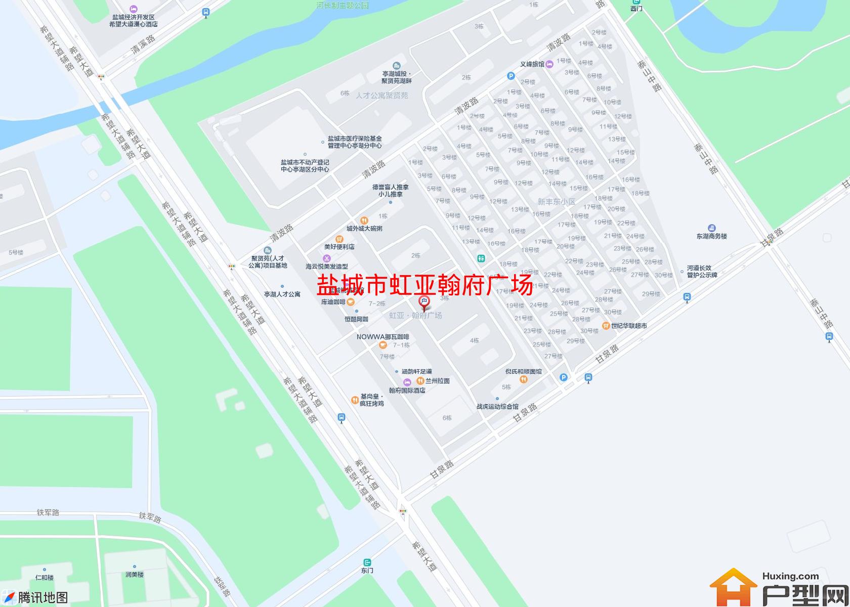 虹亚翰府广场小区 - 户型网