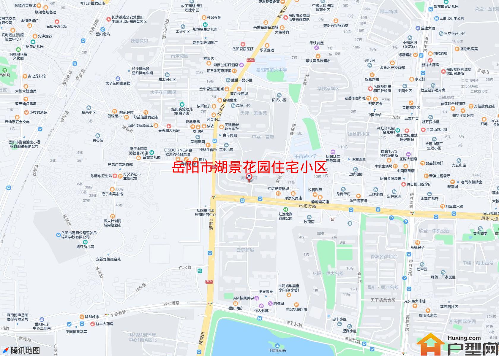 湖景花园住宅小区小区 - 户型网