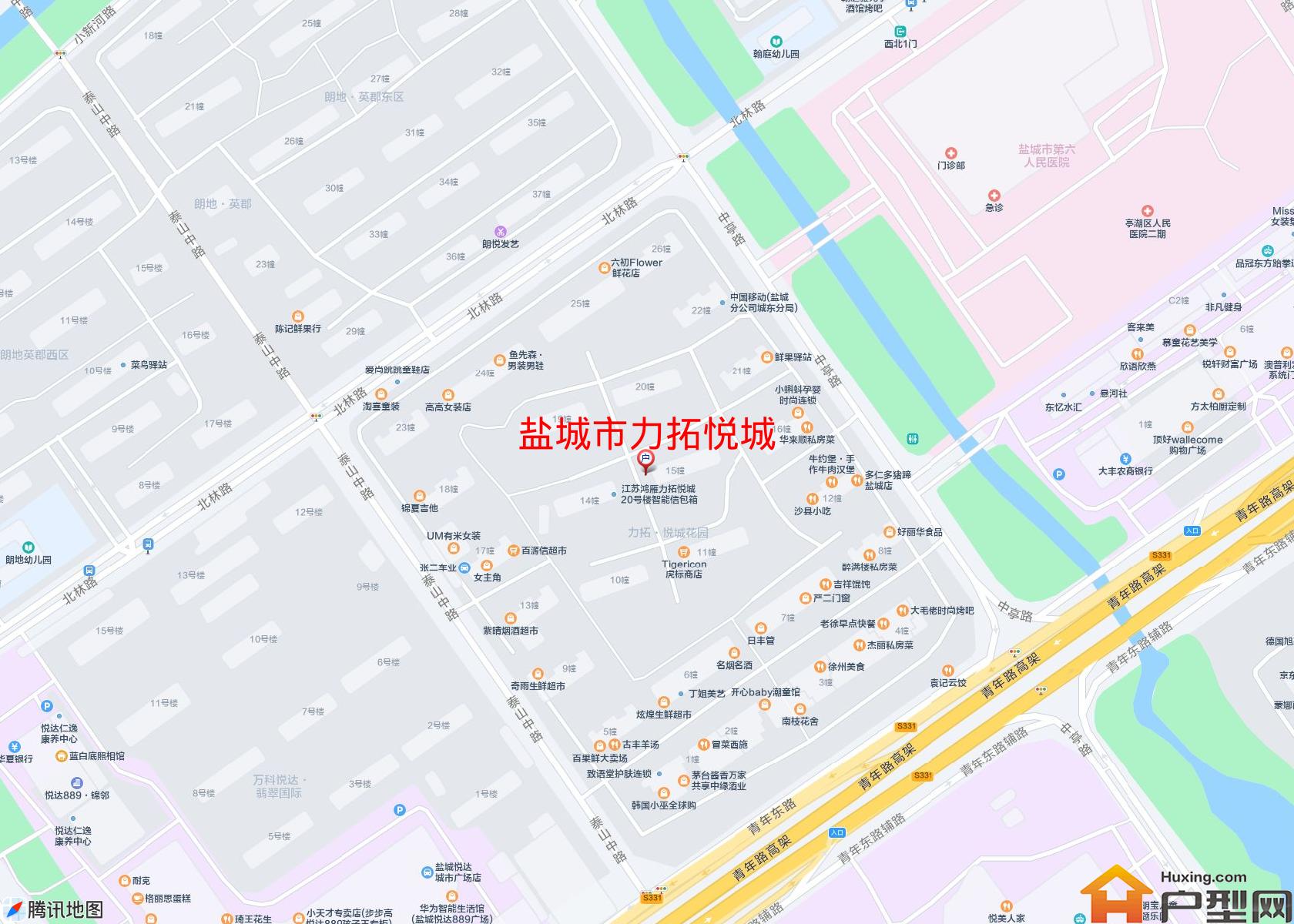 力拓悦城小区 - 户型网