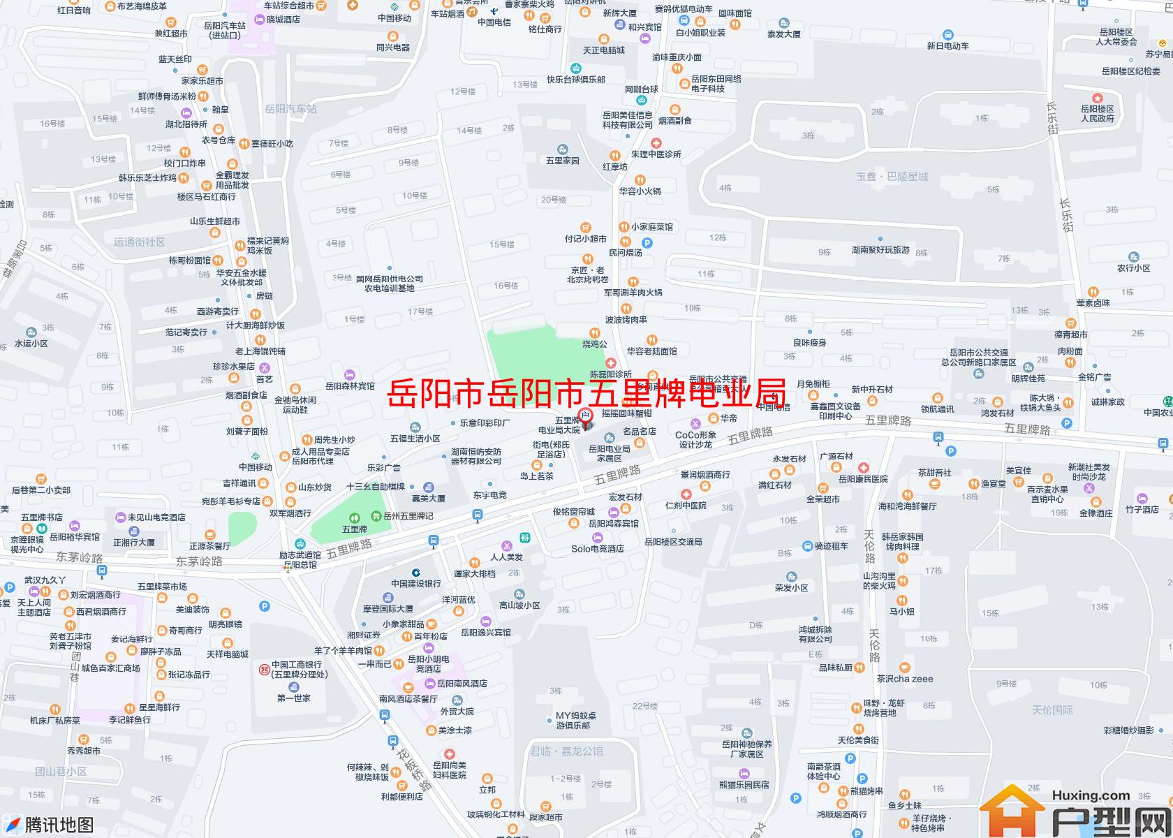 岳阳市五里牌电业局小区 - 户型网