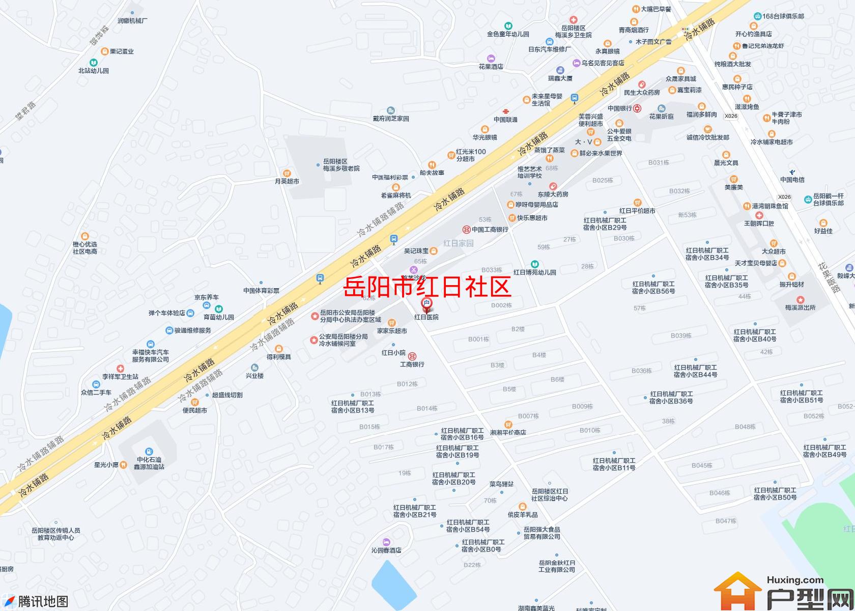 红日社区小区 - 户型网
