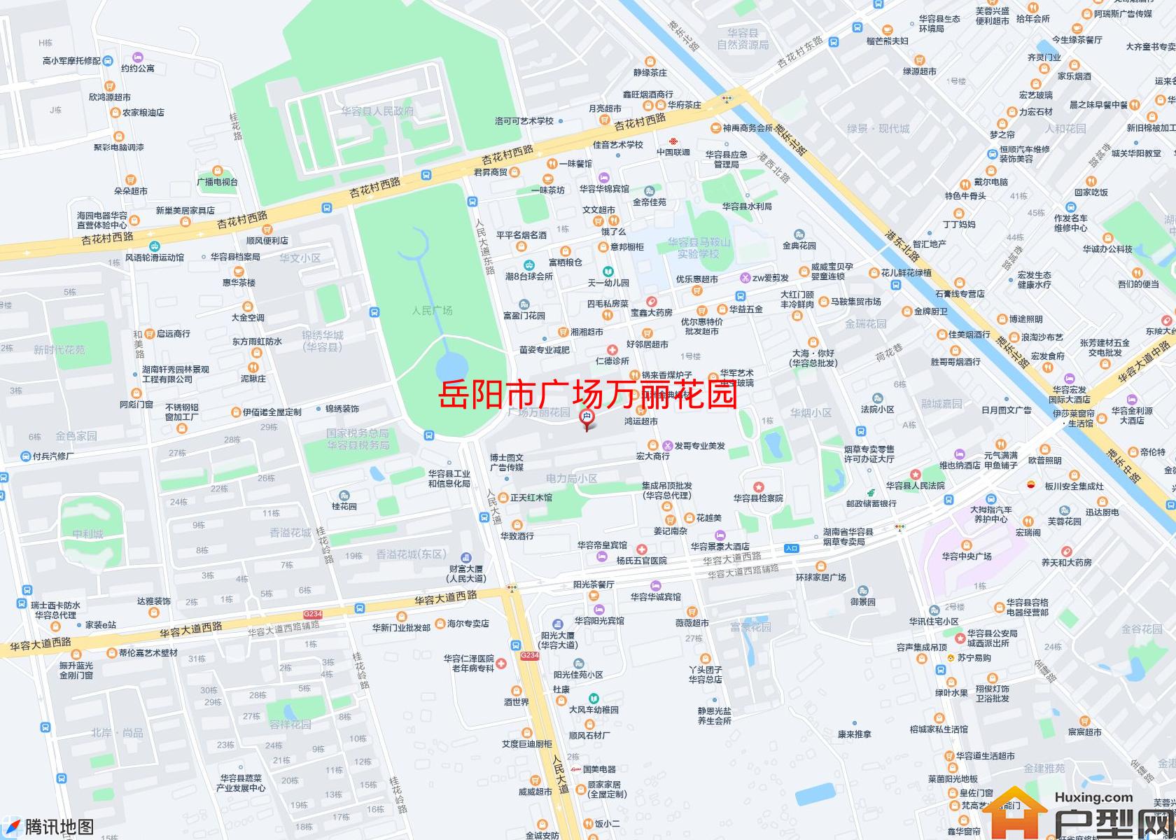 广场万丽花园小区 - 户型网