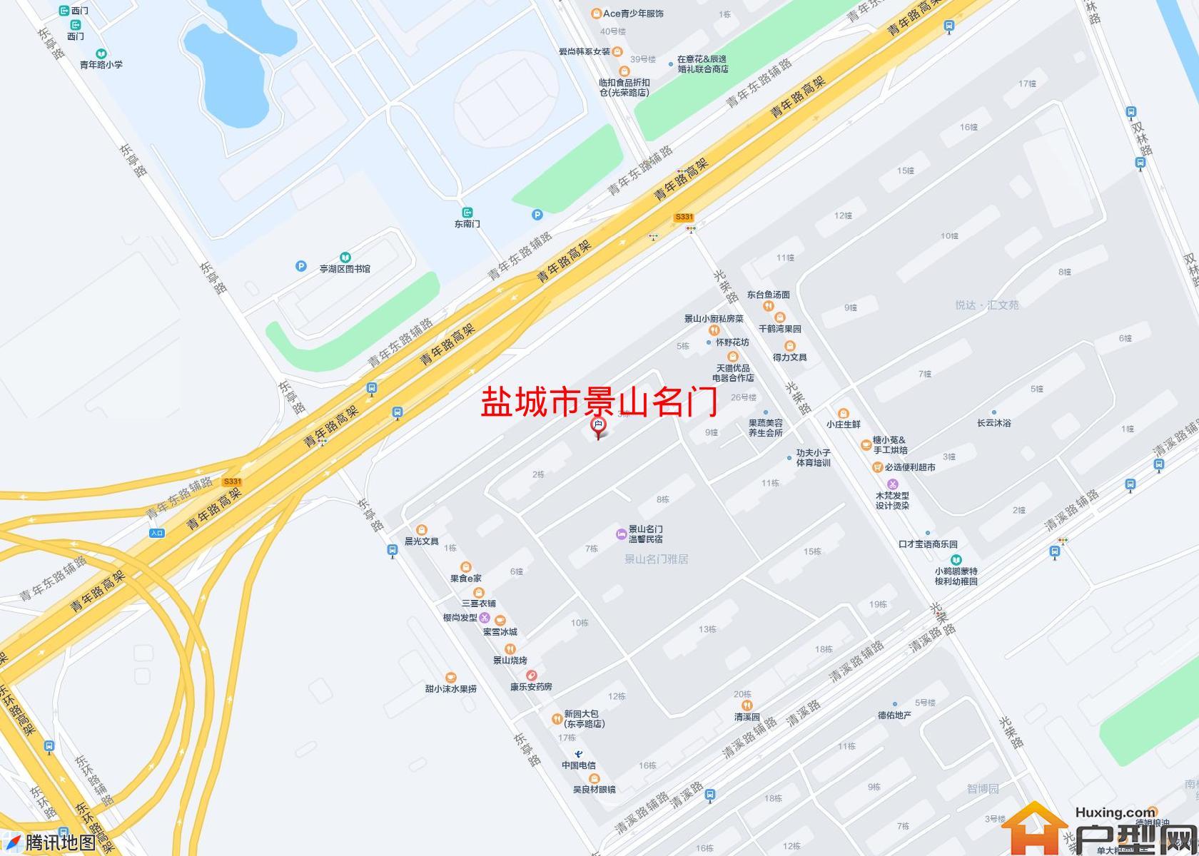 景山名门小区 - 户型网