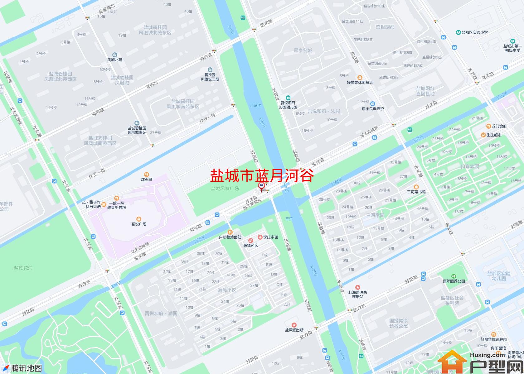 蓝月河谷小区 - 户型网