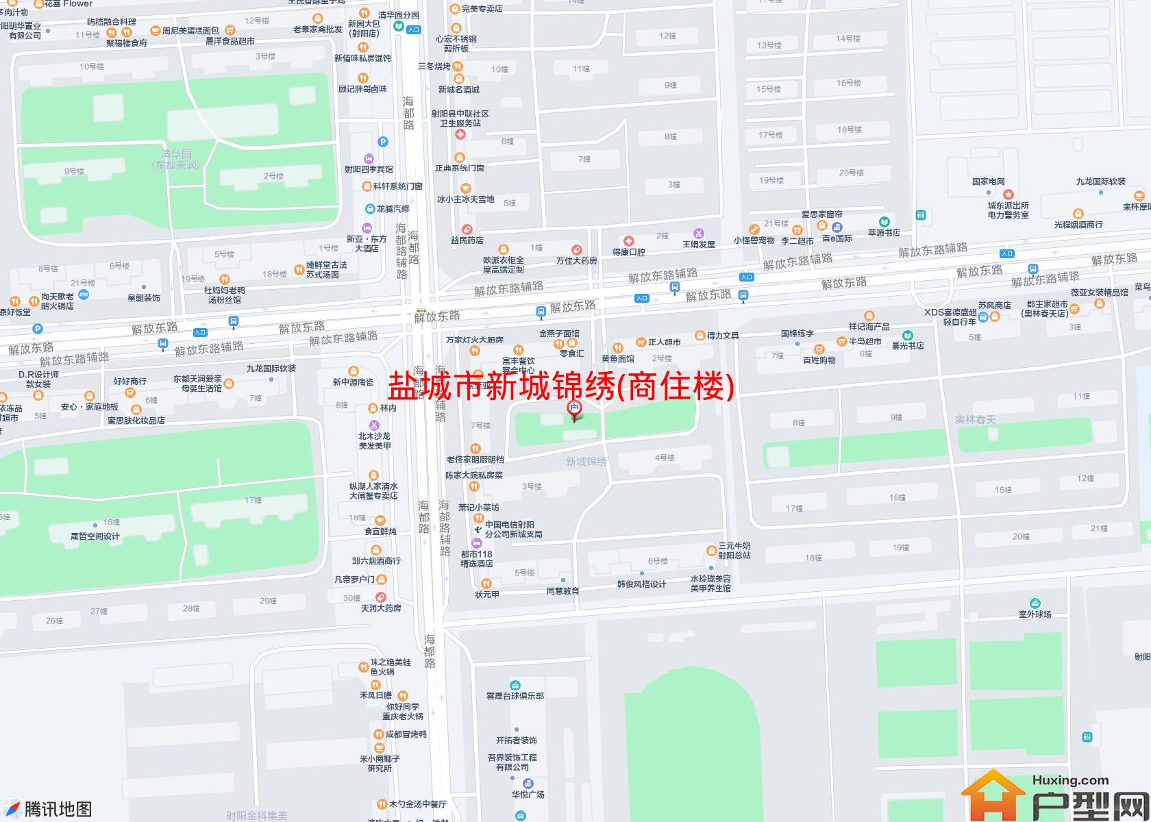新城锦绣(商住楼)小区 - 户型网